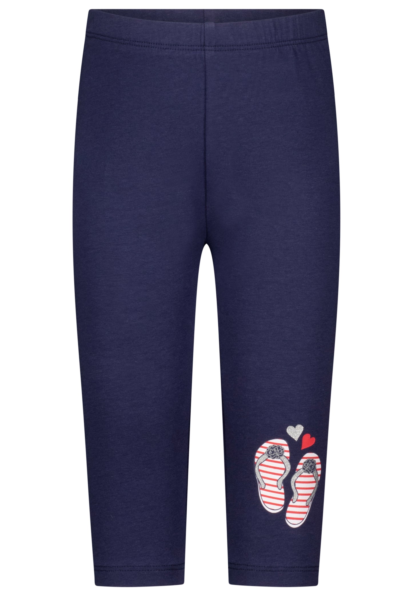 Salt and Pepper Caprilegging Schlappen true navy