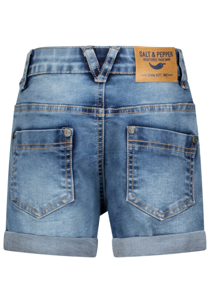 Salt and Pepper Jeansshorts Pferd mid blue