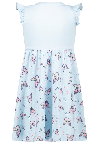 Salt and Pepper T-Shirtkleid Schmetterlinge angel blue