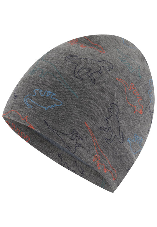 Salt and Pepper Mütze / Beanie Dinosaurier anthrazit