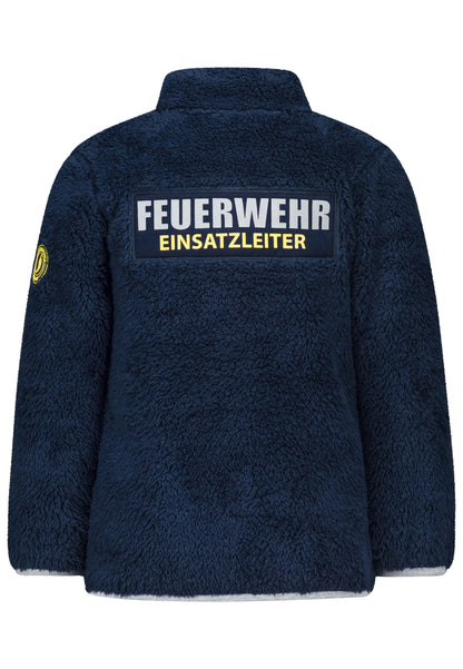 Salt and Pepper Plüschsweat Feuerwehr true navy - Musterteil