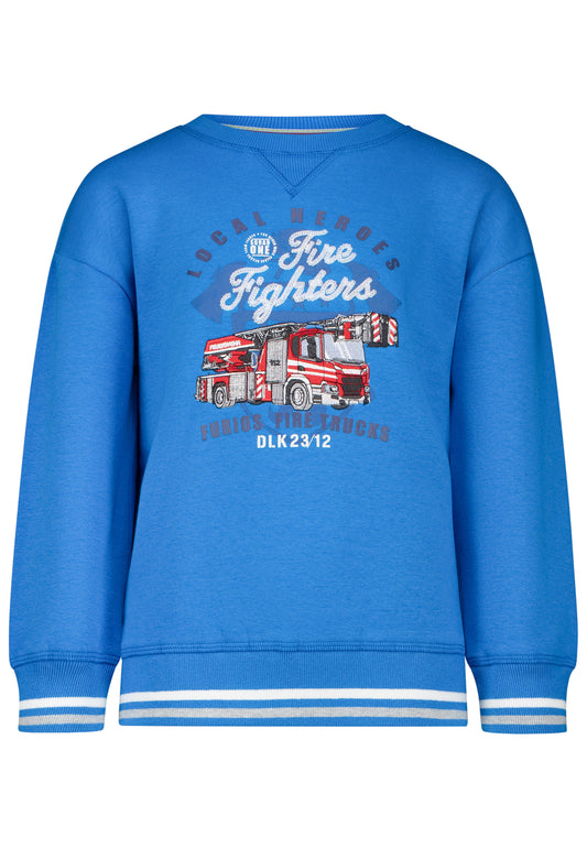 Salt and Pepper Sweatshirt Feuerwehr Heroes galaxy blue - Musterteil