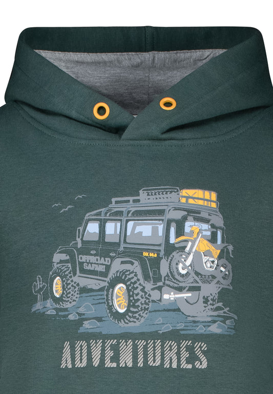 Salt and Pepper Kapuzensweat Adventures cypress green - Musterteil
