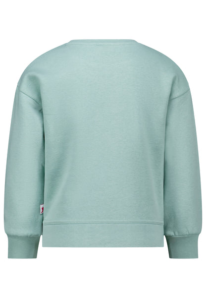 Salt and Pepper Sweatshirt Pferde smoke green