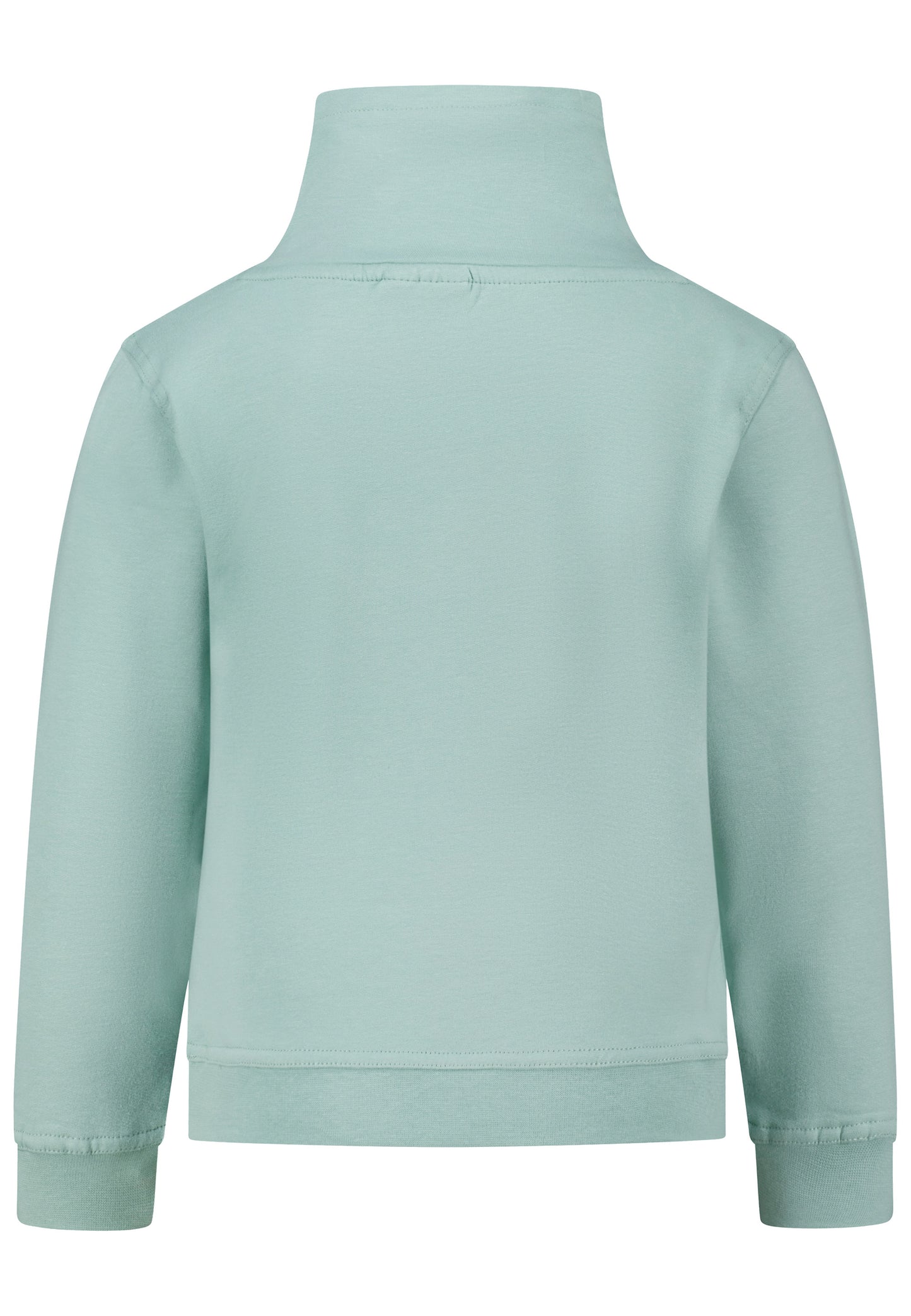 Salt and Pepper Sweatshirt Pferd Umschlagkragen smokegreen - Musterteil