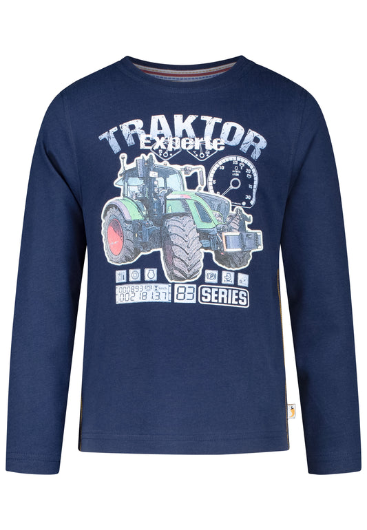 Salt and Pepper Shirt Traktor (Motiv leuchtet) true navy