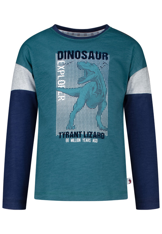 Salt and Pepper Shirt Dinosaur Explorer bottlegreen - Musterteil