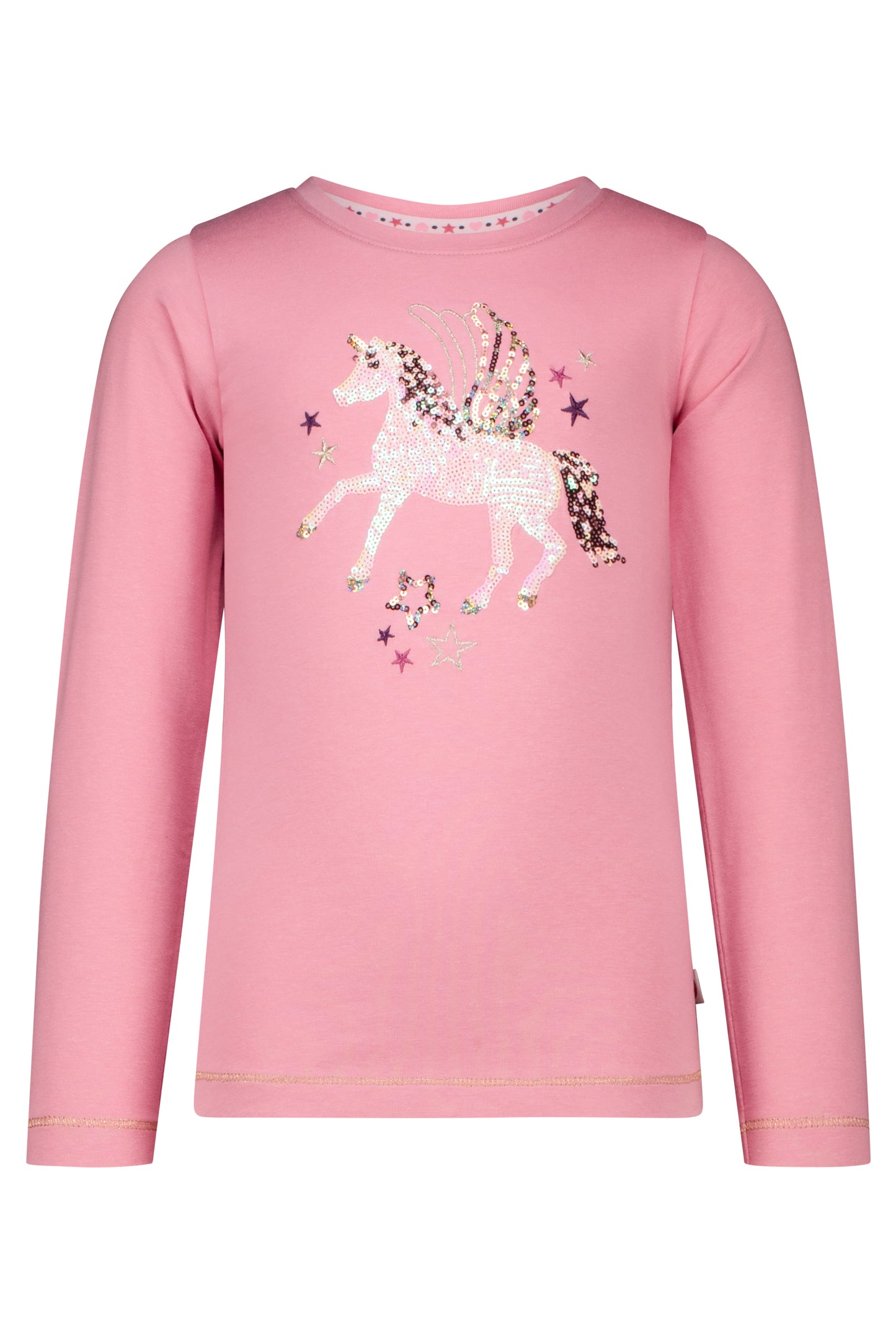 Salt and Pepper Shirt Einhorn Pailletten dusty rose - Musterteil