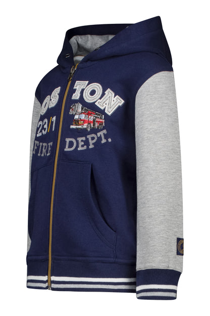 Salt and Pepper Sweatjacke Feuerwehr true navy - Musterteil