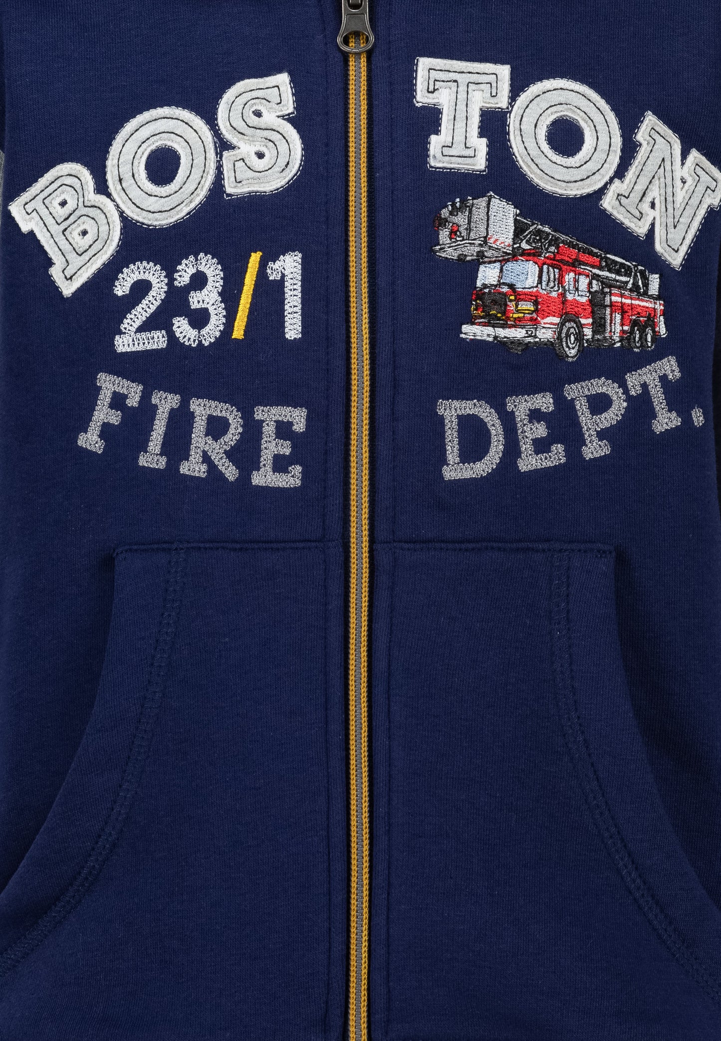 Salt and Pepper Sweatjacke Feuerwehr true navy - Musterteil