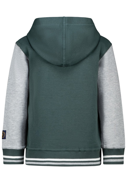 Salt and Pepper Sweatjacke Feuerwehr cypress green - Musterteil