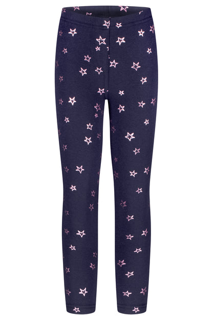Salt and Pepper Thermolegging Sterne true navy - Musterteil