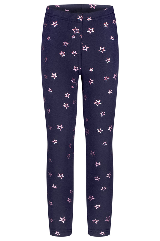 Salt and Pepper Thermolegging Sterne true navy - Musterteil