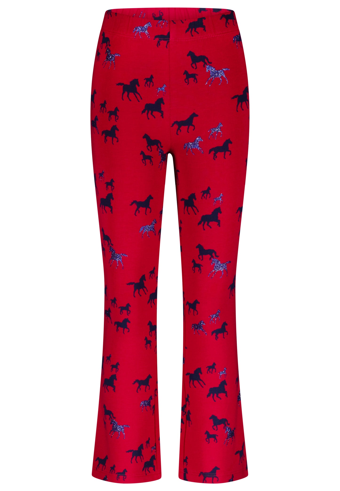 Salt and Pepper Legging Pferde allover very berry - Musterteil