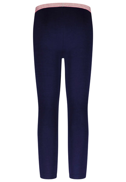 Salt and Pepper Legging Einhorn Glitzerbund true navy - Musterteil