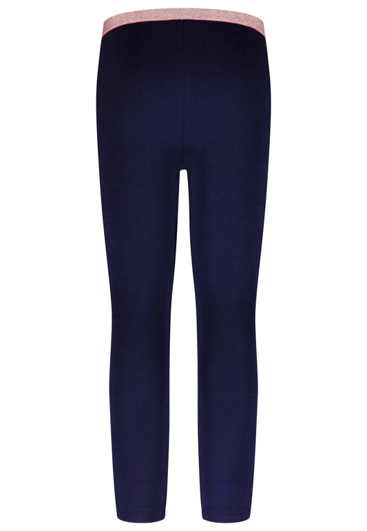 Salt and Pepper Legging Einhorn Glitzerbund true navy - Musterteil