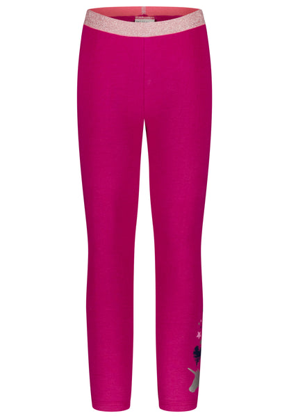 Salt and Pepper Legging Einhorn Glitzerbund fuchsia - Musterteil