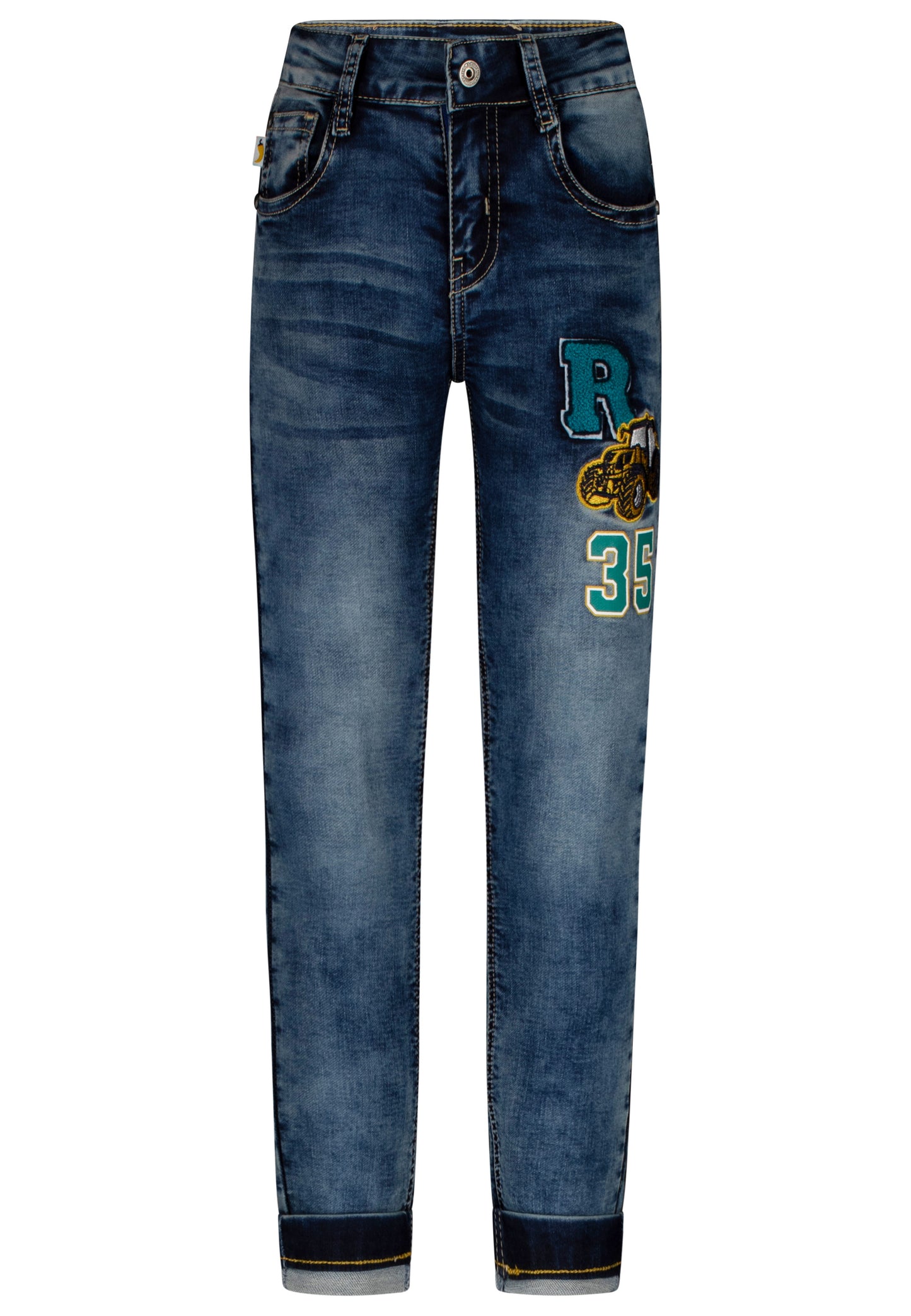 Salt and Pepper Jeans Traktor R35 mid blue - Musterteil