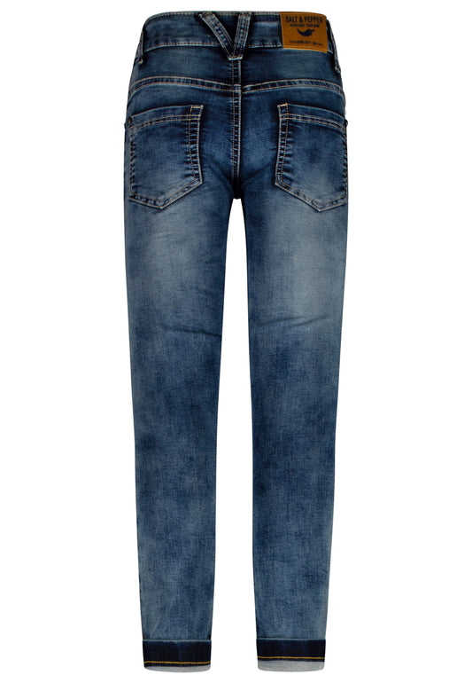 Salt and Pepper Jeans Traktor R35 mid blue - Musterteil