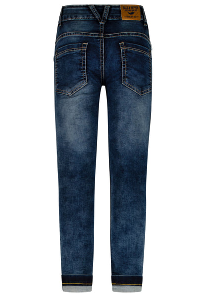 Salt and Pepper Jeans Feuerwehr Fire mid blue - Musterteil