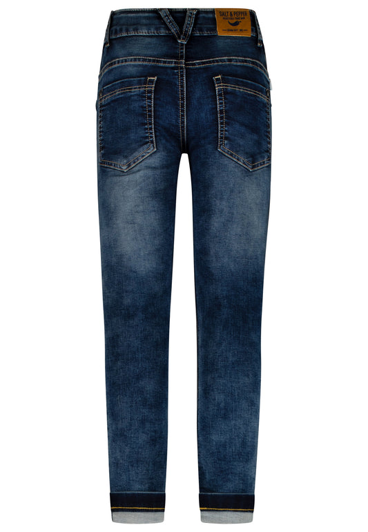 Salt and Pepper Jeans Feuerwehr Fire mid blue - Musterteil