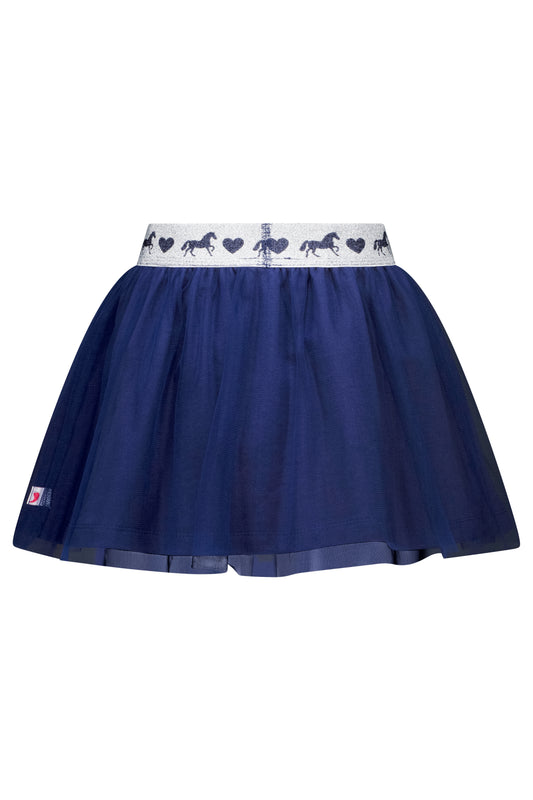 Salt and Pepper Rock (Tüll) true navy - Musterteil
