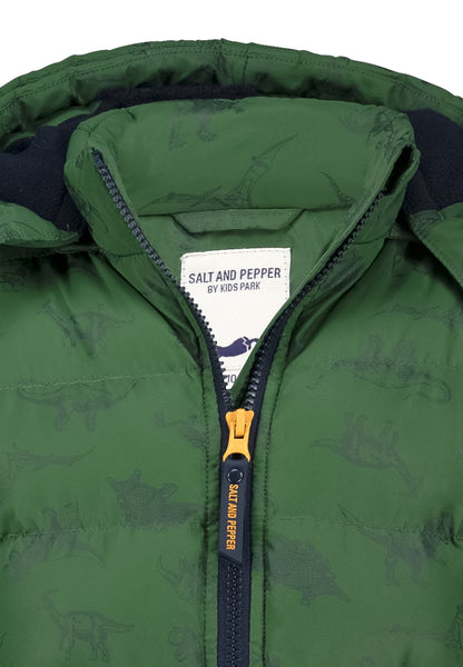 Salt and Pepper Winterjacke / Anorak Dinos forest green