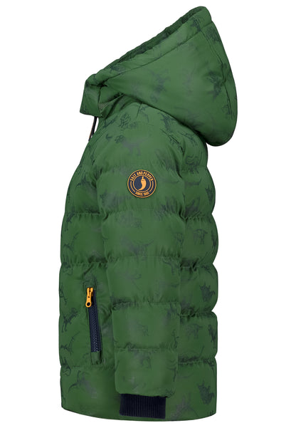 Salt and Pepper Winterjacke / Anorak Dinos forest green