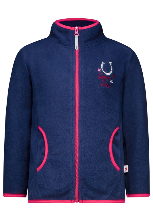 Salt and Pepper Fleecejacke Pferde true navy - Musterteil