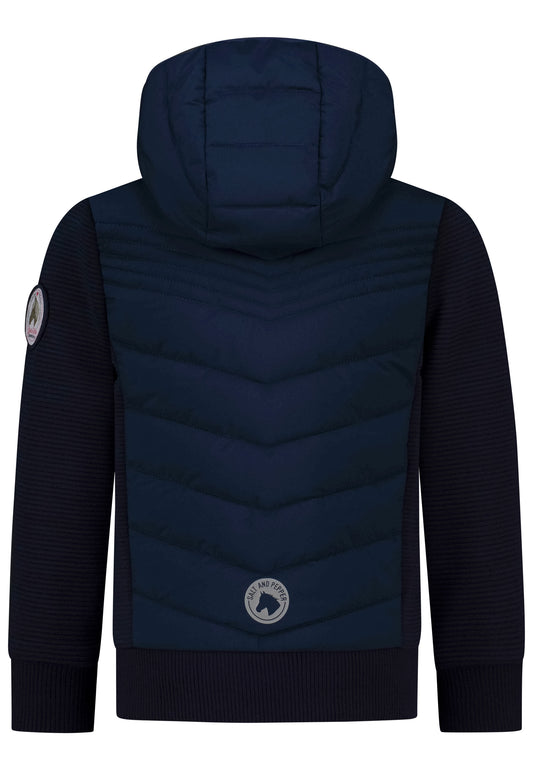 Salt and Pepper Hybridjacke Pferd true navy - Musterteil