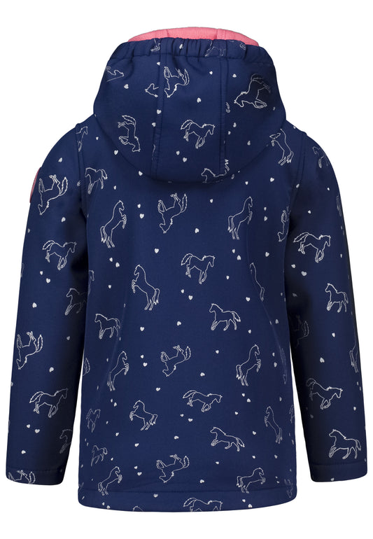 Salt and Pepper Softshelljacke Pferde true navy - Musterteil