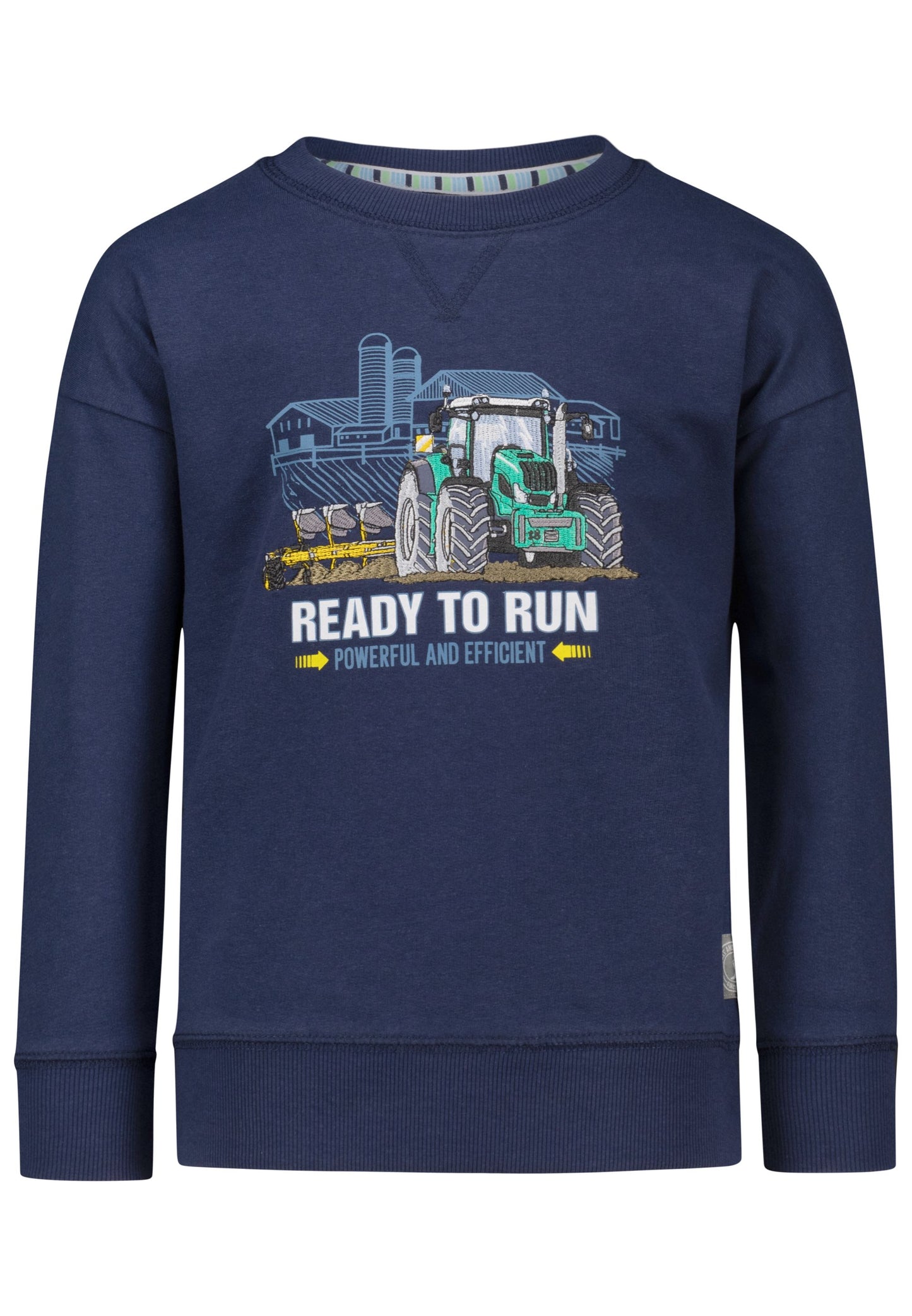 Salt and Pepper Sweatshirt Traktor ready to run true navy - Musterteil