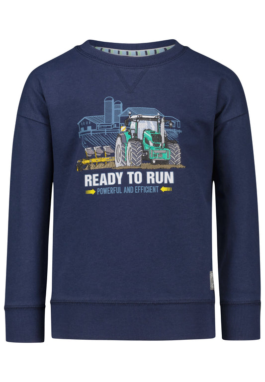 Salt and Pepper Sweatshirt Traktor ready to run true navy - Musterteil