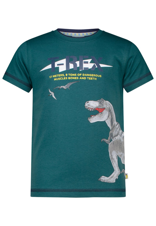 Salt and Pepper T-Shirt Dinosaurier racing green - Musterteil
