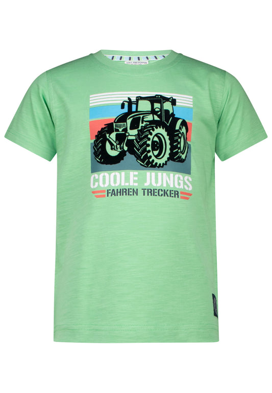 Salt and Pepper T-Shirt Traktor Flockprint brilliant - Musterteil