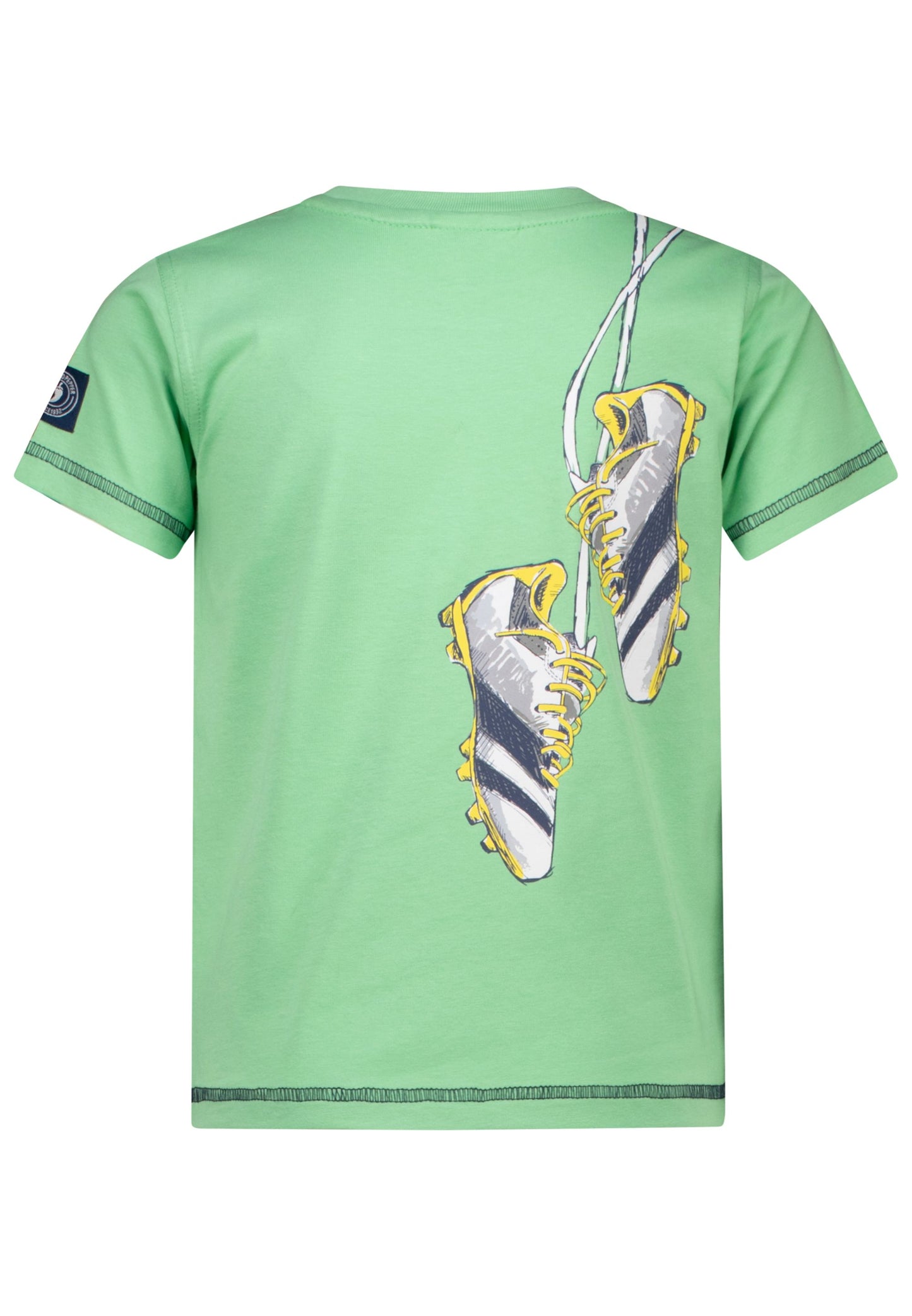 Salt and Pepper T-Shirt Fußball Play brillant green