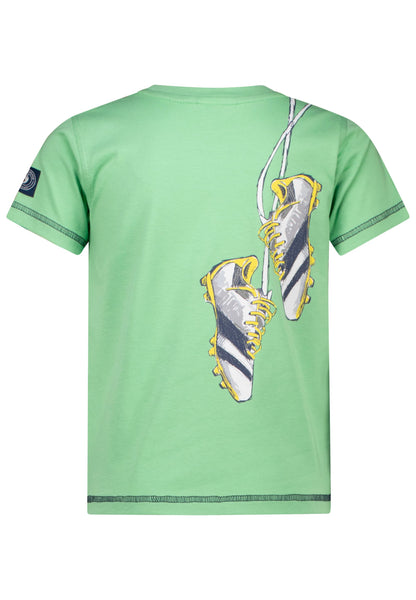 Salt and Pepper T-Shirt Fußball Play brillant green