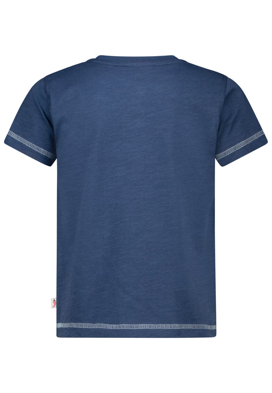 Salt and Pepper T-Shirt Baustelle Fahrzeuge midnight blue - Musterteil