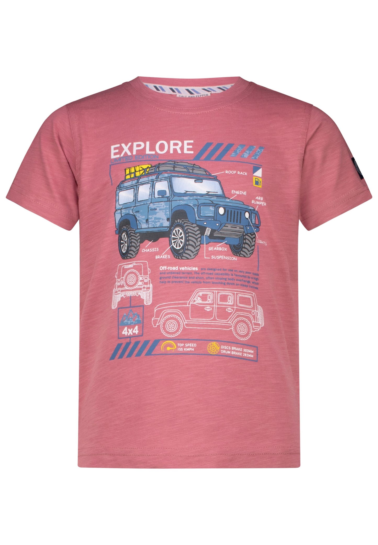 Salt and Pepper T-Shirt Jeep Explorer terracotta - Musterteil