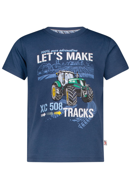 Salt and Pepper T-Shirt Traktor Adrenaline midnight blue - Musterteil