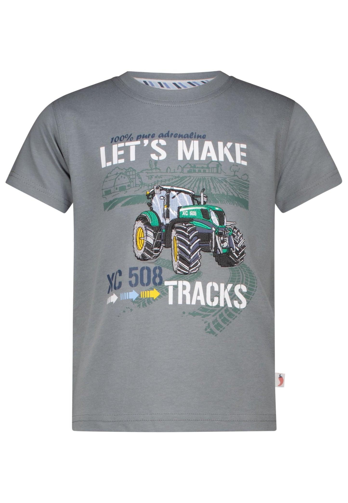 Salt and Pepper T-Shirt Traktor Adrenaline misty olive - Musterteil
