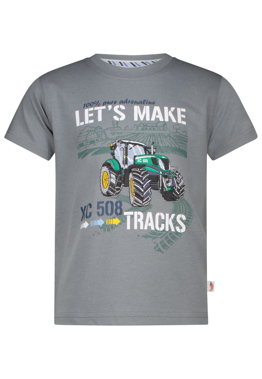 Salt and Pepper T-Shirt Traktor Adrenaline misty olive - Musterteil