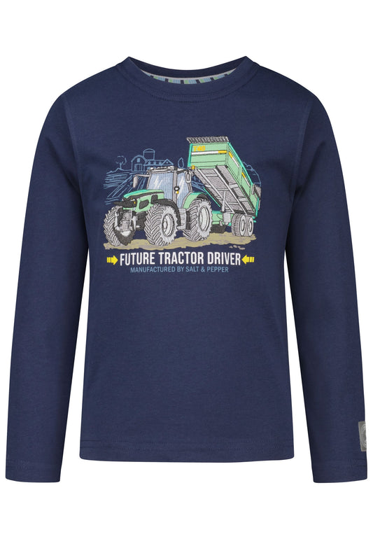 Salt and Pepper Shirt Tractor Future Tractor true navy - Musterteil