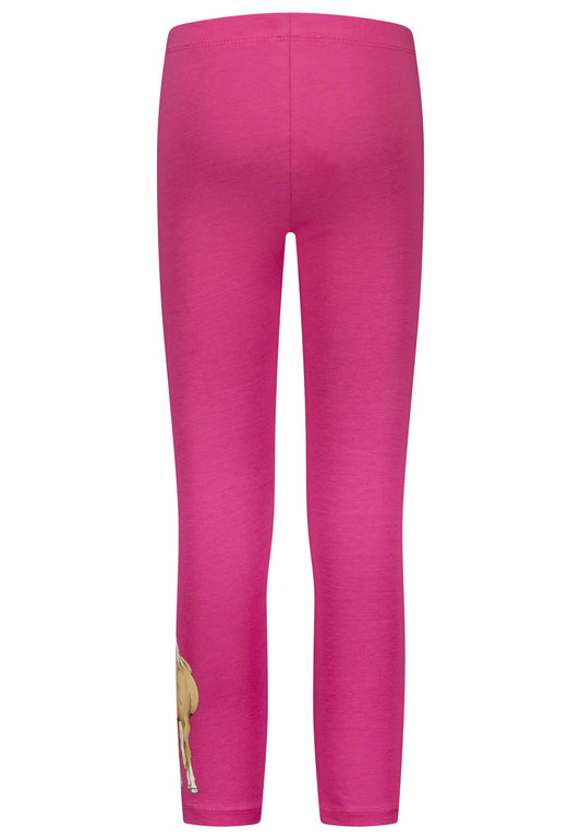 Salt and Pepper Legging Pferd/Fohlen Herzen camelia pink - Musterteil