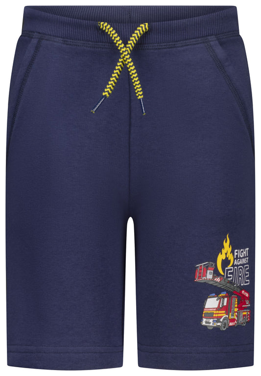 Salt and Pepper Sweatshorts Feuerwehr true navy - Musterteil
