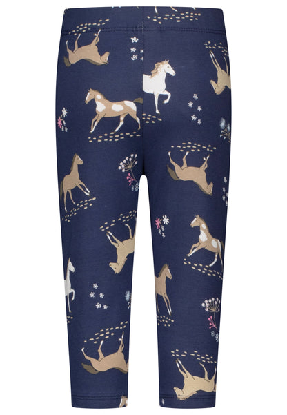 Salt and Pepper Caprilegging Pferde allover true navy - Musterteil