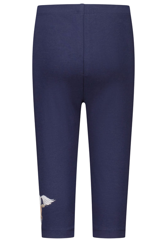 Salt and Pepper Caprilegging Pferd / Herz true navy - Musterteil