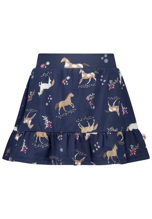 Salt and Pepper Skort (Rockshort) Pferde allover true navy - Musterteil