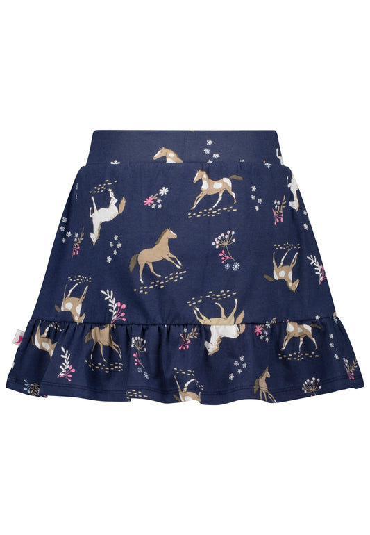 Salt and Pepper Skort (Rockshort) Pferde allover true navy - Musterteil