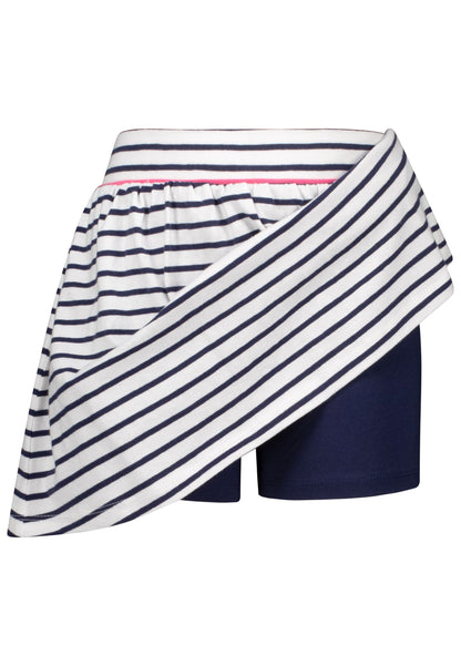 Salt and Pepper Skort (Rockshort) Rainbow Herzen true navy - Musterteil